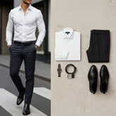 Social KIT 1 Camisa Social + 1 Calça Sarja